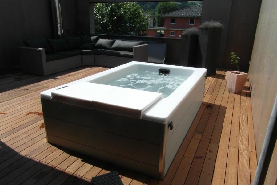 Above-ground hot tub - Relax Concept 2 - AWD - rectangular / 2 