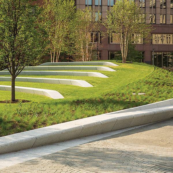 Garden edge SEAT WALLS Tectura Designs wall / concrete / linear