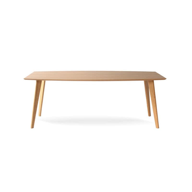 Contemporary dining table - MITAU - HEAVENS - oak / walnut / solid wood