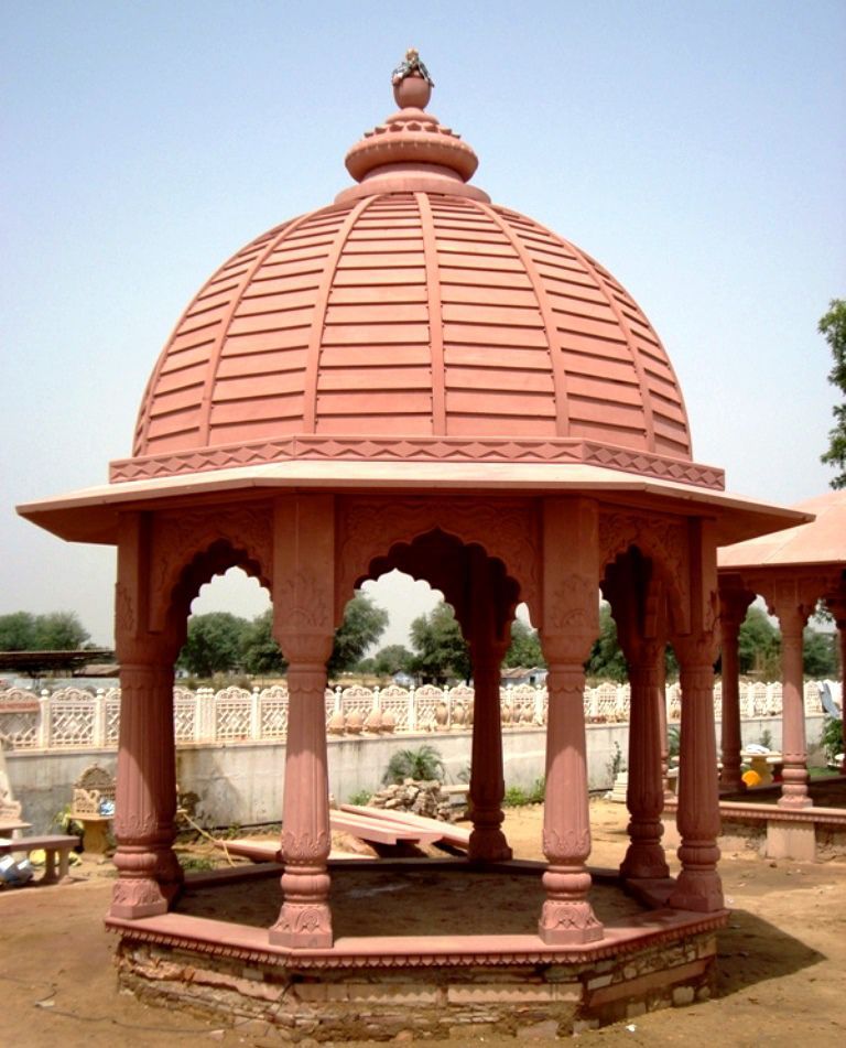 Stone gazebo - Asian Stones - for public spaces