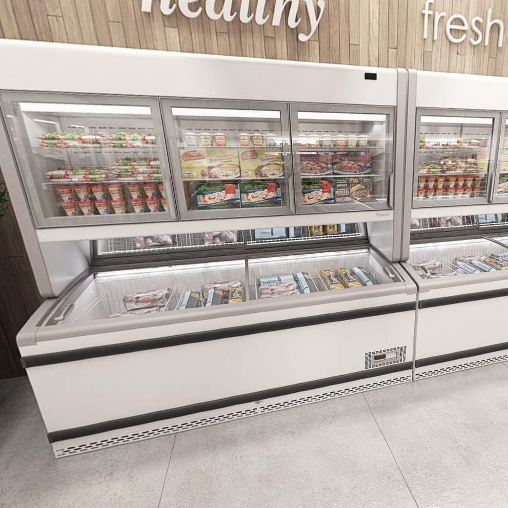 Commercial freezer SMR SLB Fricon chest / white / black