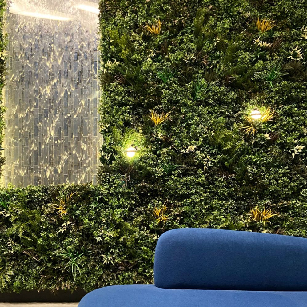 Synthetic green wall FAUX FLORA BY NATURE modularpanel / custom / foliage