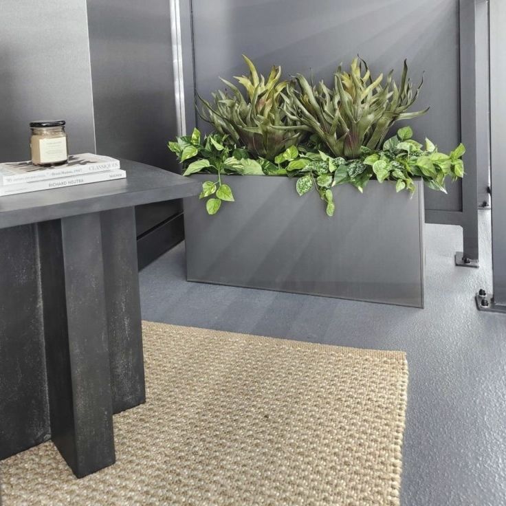 Concrete planter FAUX BY NATURE rectangular / square / round