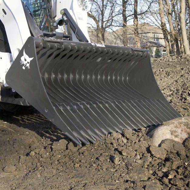 Loader bucket ROCK BOBCAT for telehandlers / for stone