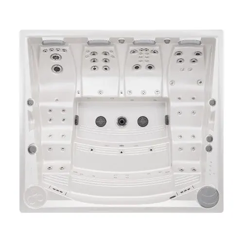 Built-in swim spa - LOUNGEiN - USSPA, s.r.o. - rectangular