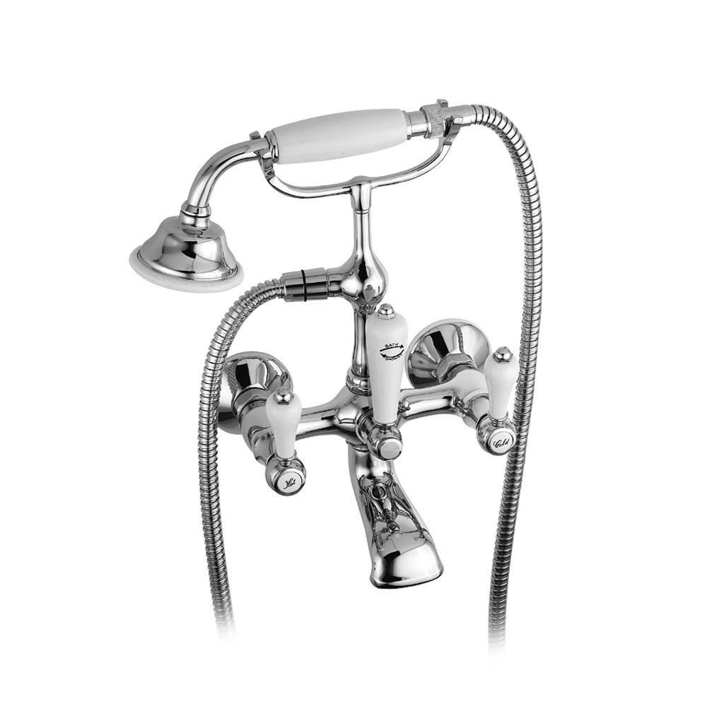 Doublehandle shower mixer tap CLÁSSICO 118 03 001 Bruma for bathtubs / wallmounted