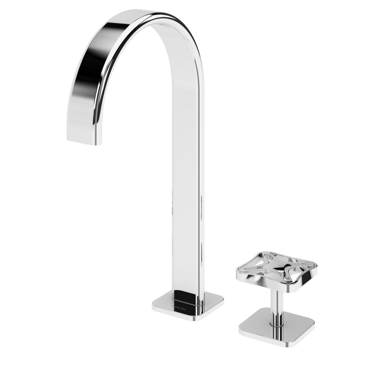 Washbasin mixer tap NAVY Bruma countertop / chromed metal / bathroom