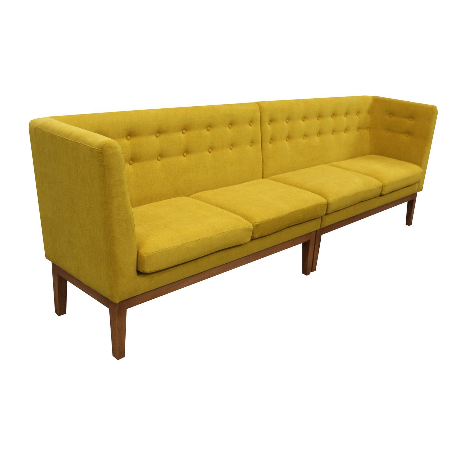 Upholstered restaurant bench ALTO DUMAINE SIEGES contemporary