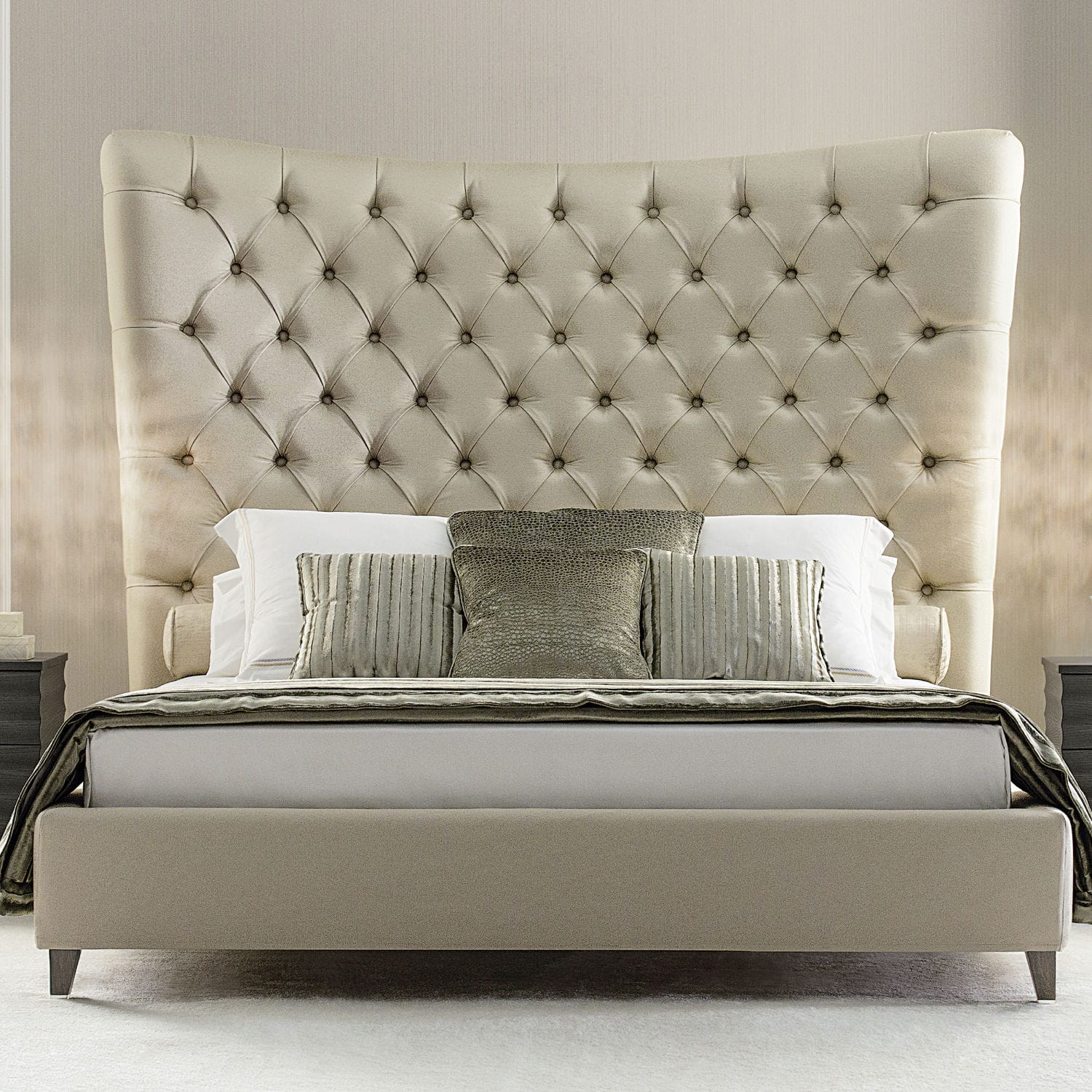 Double bed - TOSCA - Opera contemporary - contemporary / upholstered ...