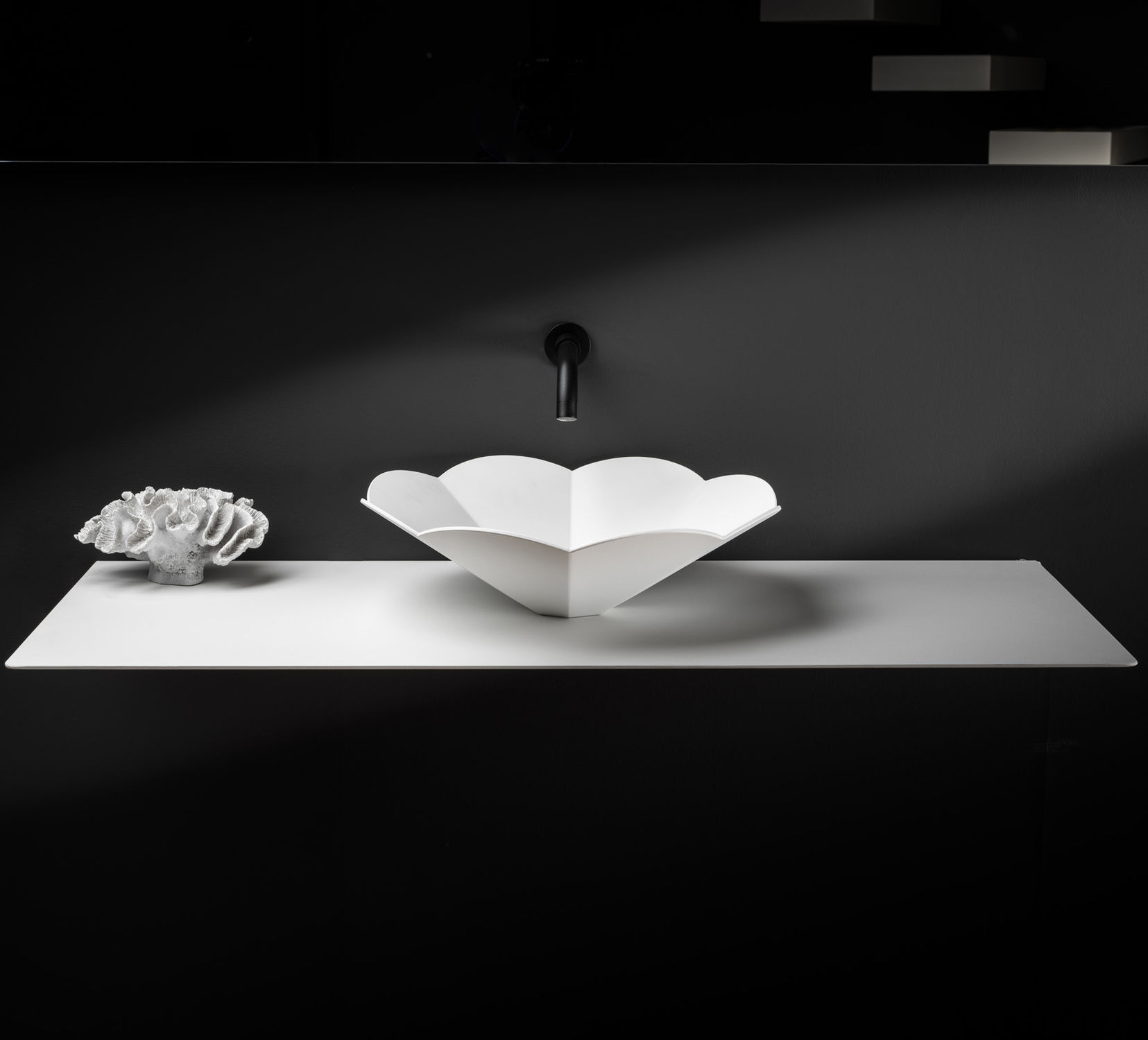 Stainless steel vanity top - SKIN - GRAZIANO RADIATORS