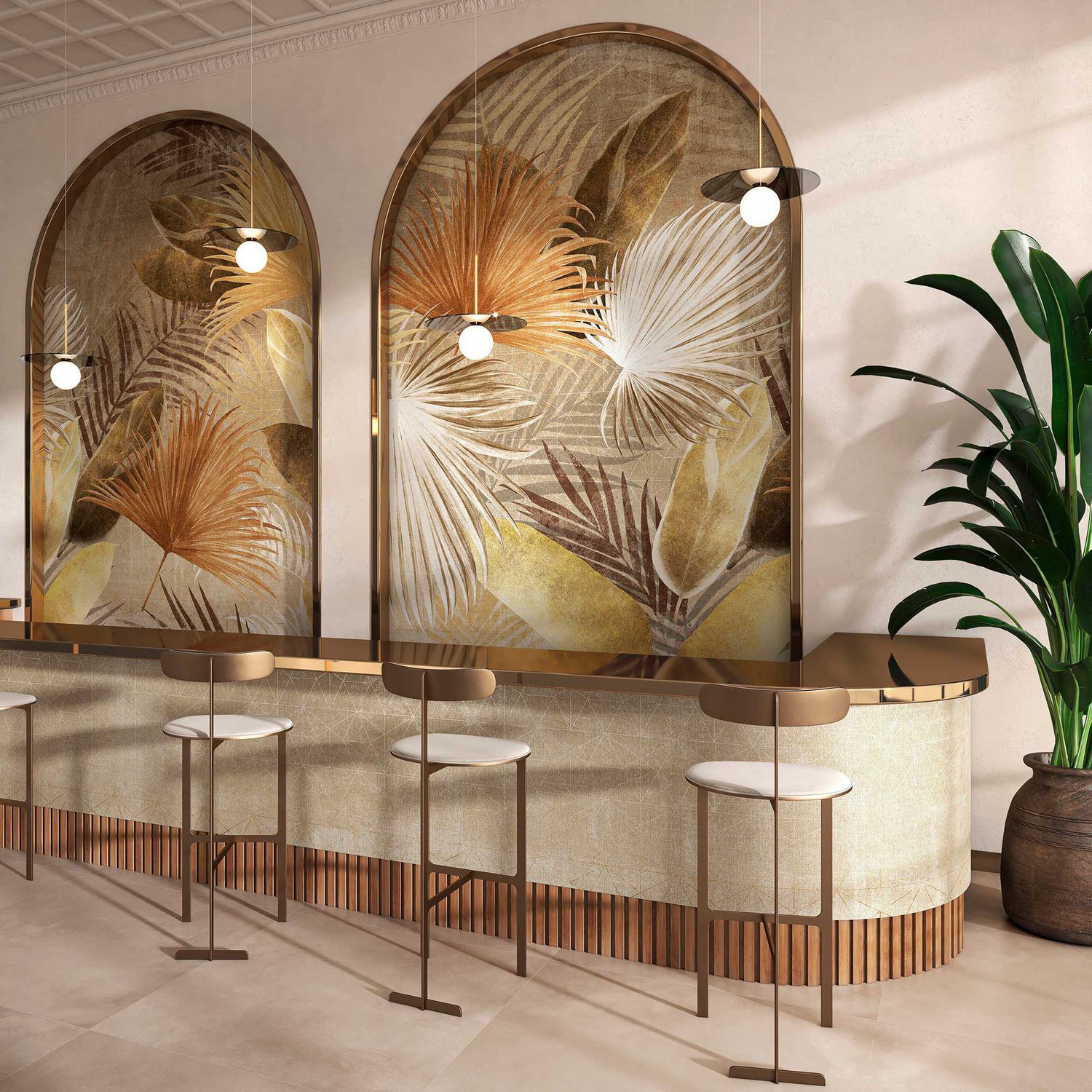 Contemporary Wallpaper EL DORADO Tecnografica Italian Wallcoverings 