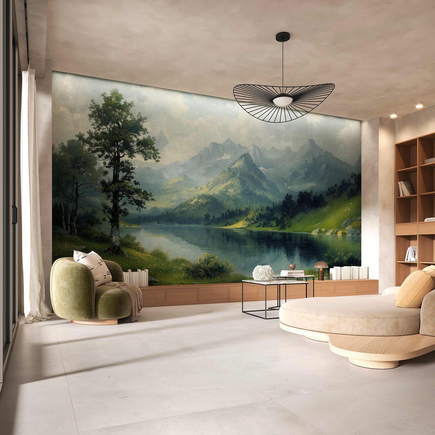 Contemporary Wallpaper MOUNTAIN SERENITY Tecnografica Italian 