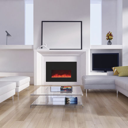 Electric Fireplace Insert Remote Controlled 26 3825 Bg Amantii