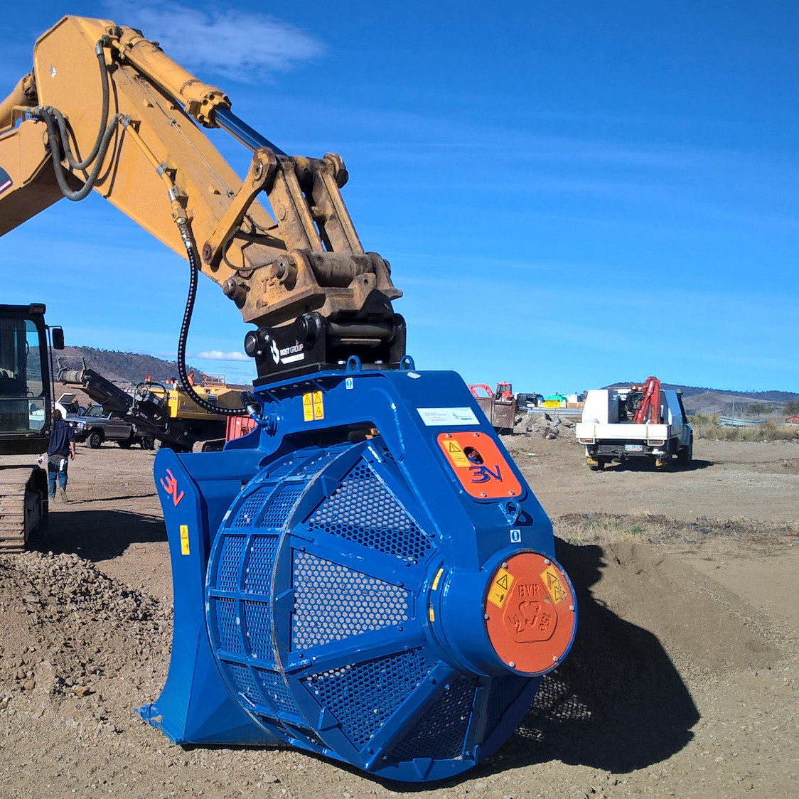 Screening bucket BVR SERIES Trevi Benne for excavators / for loaders