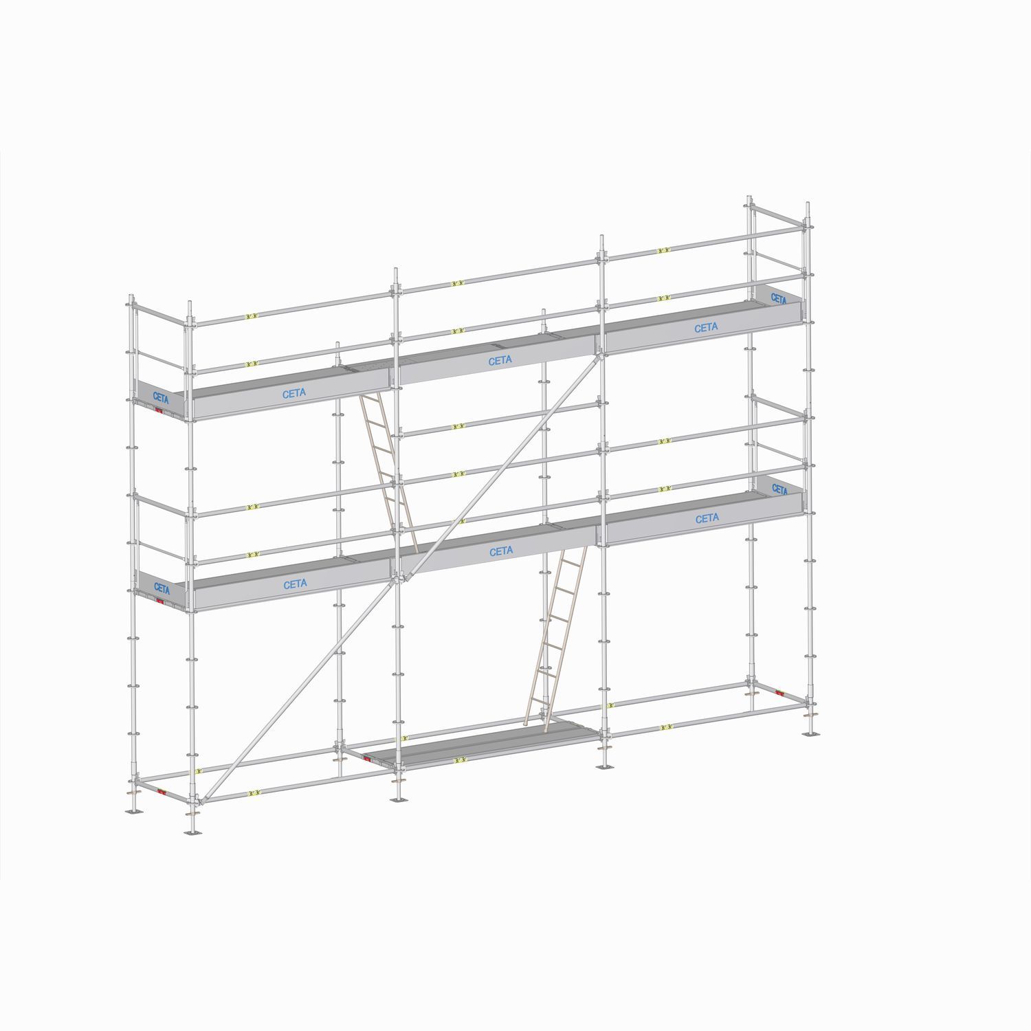 Galvanised steel scaffolding - MC MULTICETA - CETA SPA