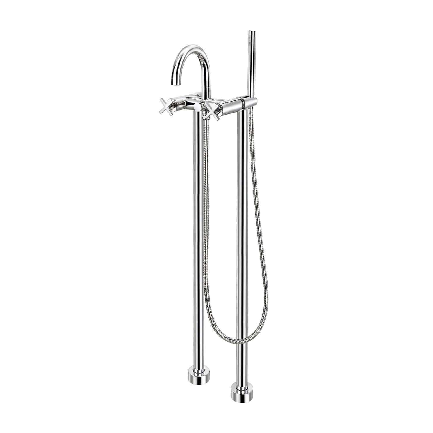 Doublehandle shower mixer tap 97020 WITH2 MOREA Grifería Clever for bathtubs / floor