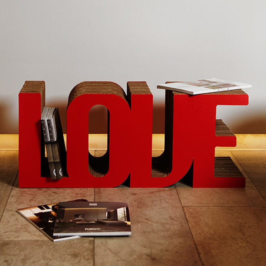 Original design magazine rack KLOVE Kubedesign home / cardboard