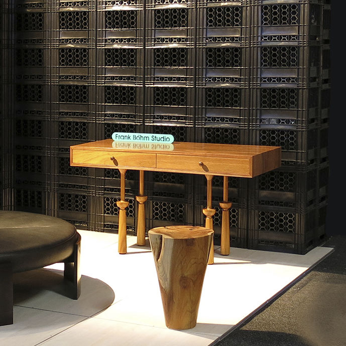 Free Standing Desk Andreas Frank Böhm Studio Contemporary Walnut Straight Free Standing Desk Andreas Frank, Free Standing Furniture Meaning