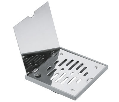 Stainless Steel Floor Drain Plastic For Showers Grated 157