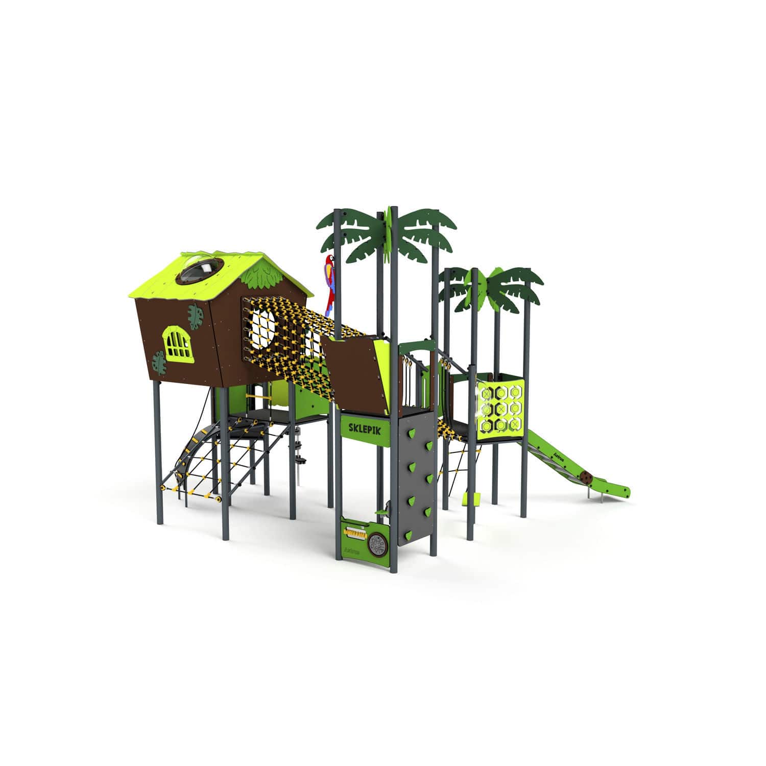 Playground play structure 11118 Astrus Playgrounds metal / HDPE