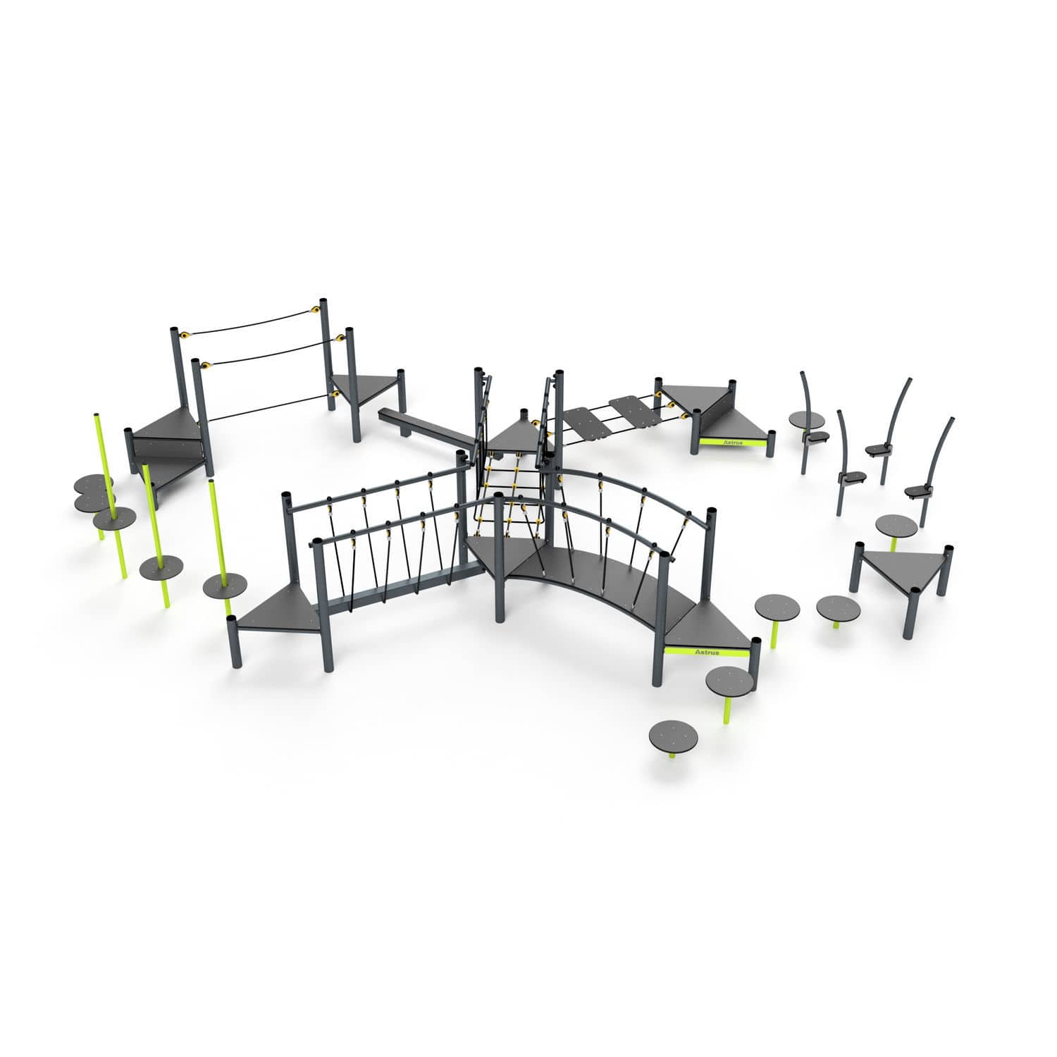 Playground fitness playground 3644S Astrus Playgrounds for school