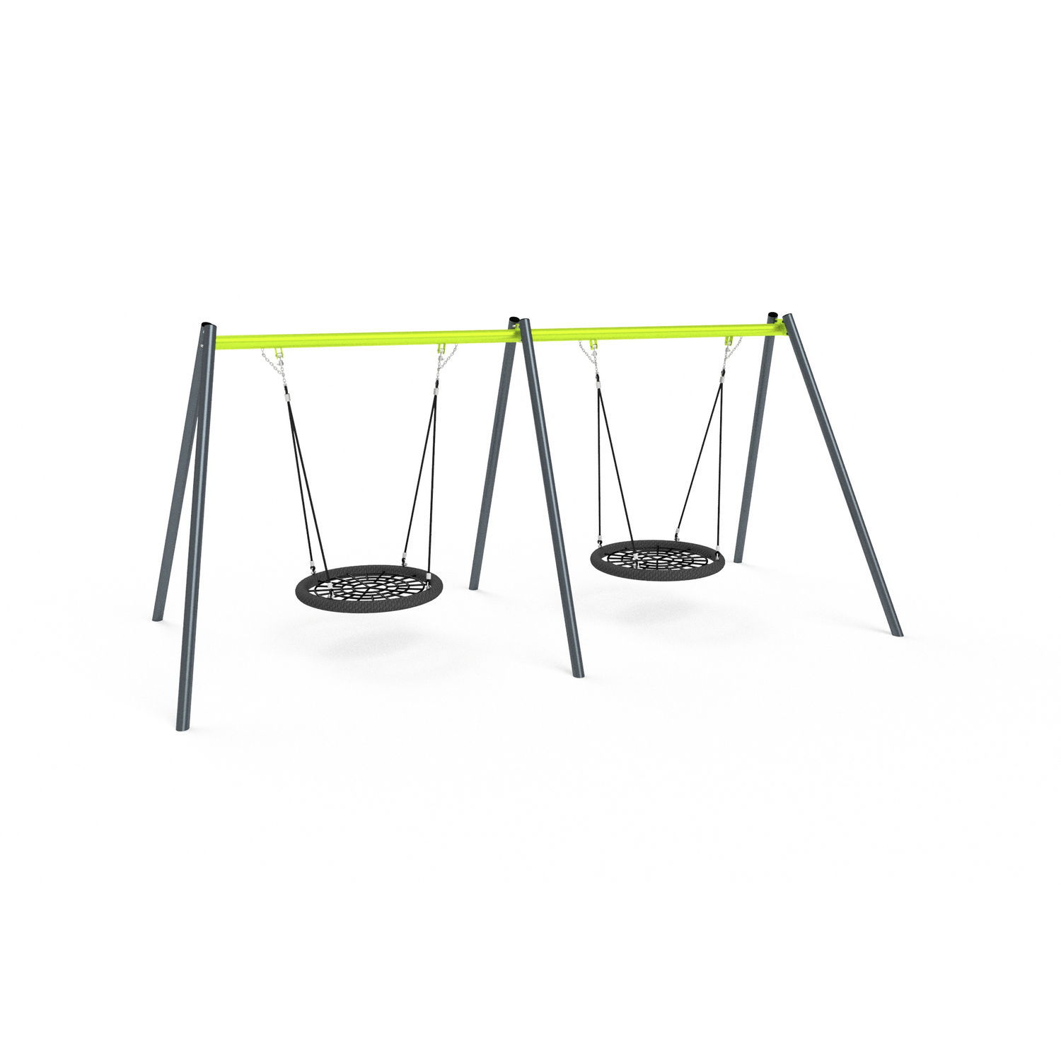 Metal swing - 3511S - Astrus Playgrounds - playground / double