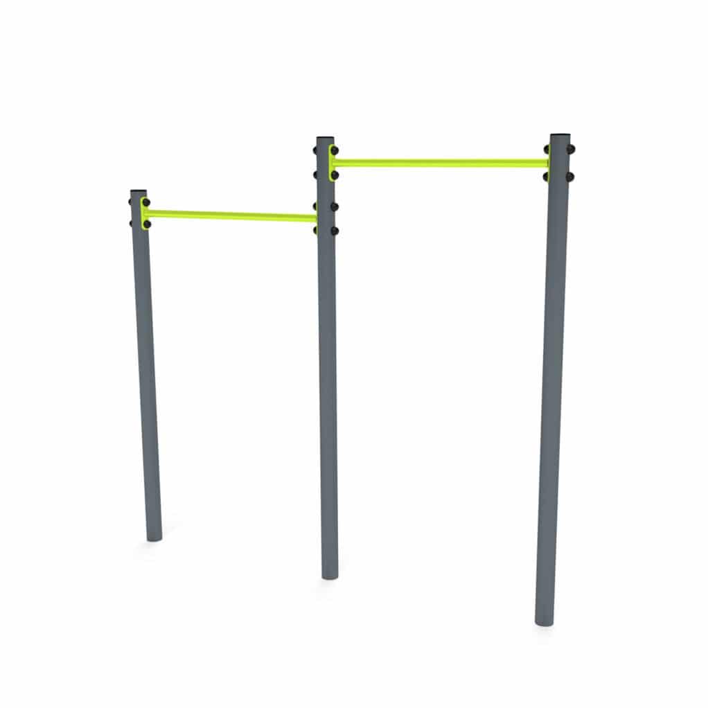 Double pullup bar 3621S Astrus Playgrounds metal / outdoor / for