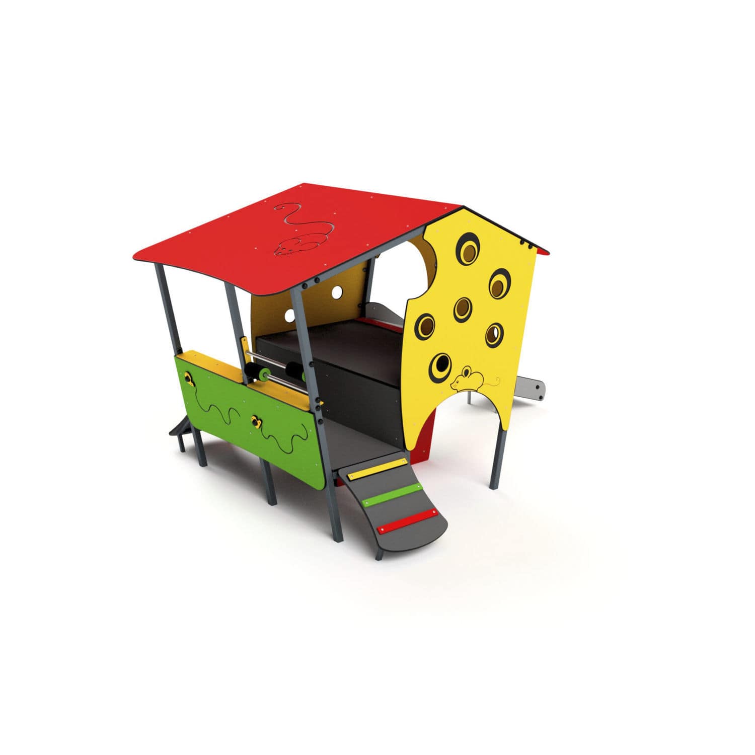 Playground playhouse 3024S Astrus Playgrounds garden / floormounted