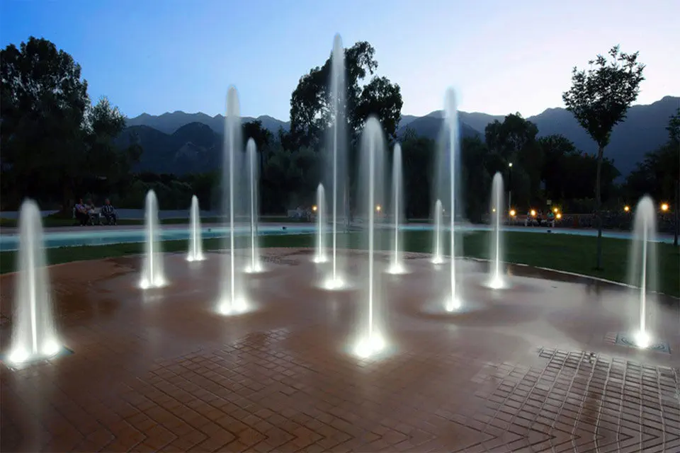 Public space fountain jet - DDF - FUJI FOUNTAINS NIKOLAIDIS