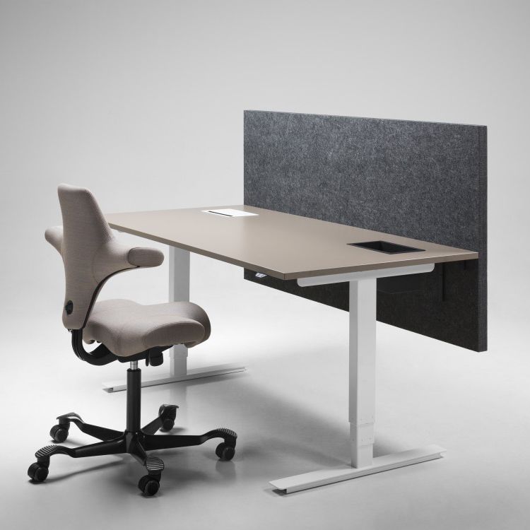 Wooden Desk Contemporary Commercial Height Adjustable