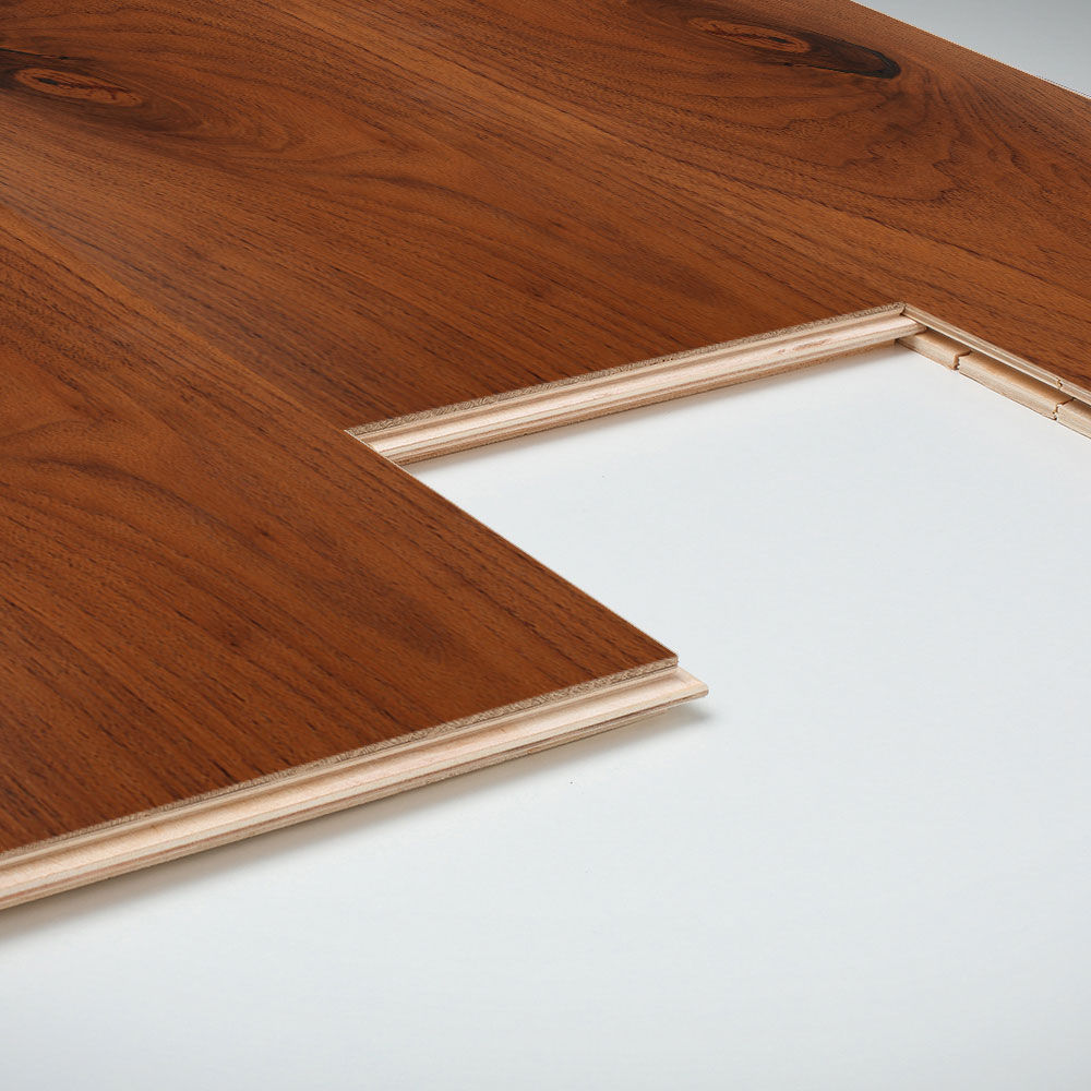 Engineered Parquet Floor Glued Floating Nailed North