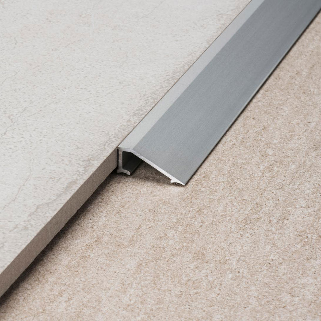 Tile transition profile - PRONIVEL L - PROFILPAS - brass / aluminium