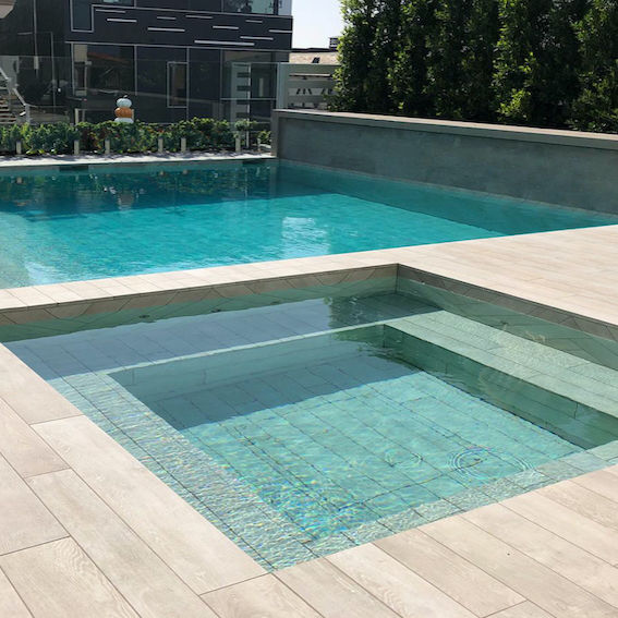 Swimming pool movable floor LOS ANGELES Unikpools