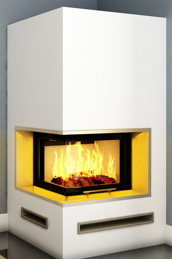 Woodburning fireplace HIImperial Extra V2 desayo corner