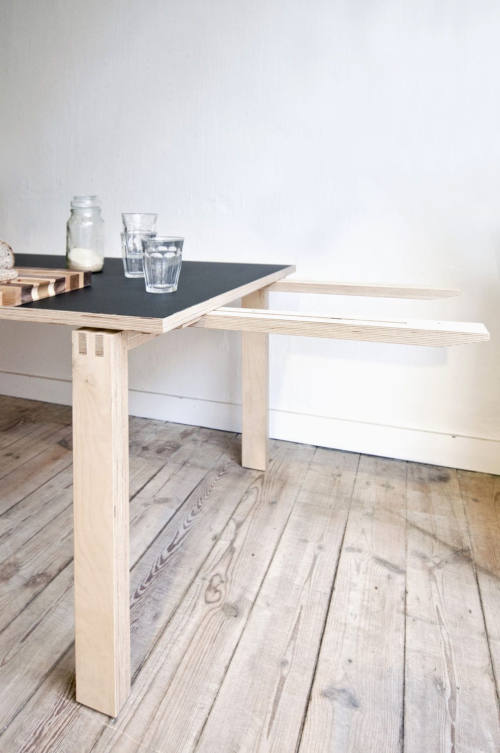 Contemporary Dining Table Oak Birch Plywood Lllp By Nicholas Contemporary Dining Table Oak Birch Plywood