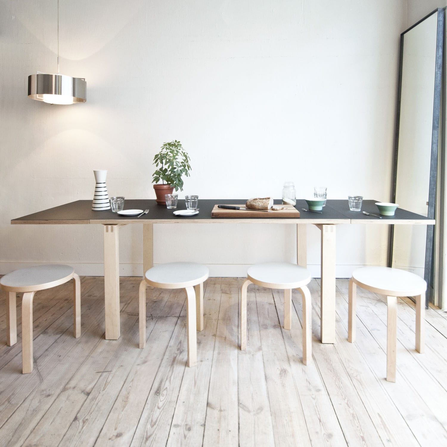 Contemporary Dining Table Oak Birch Plywood Lllp By Nicholas Contemporary Dining Table Oak Birch Plywood