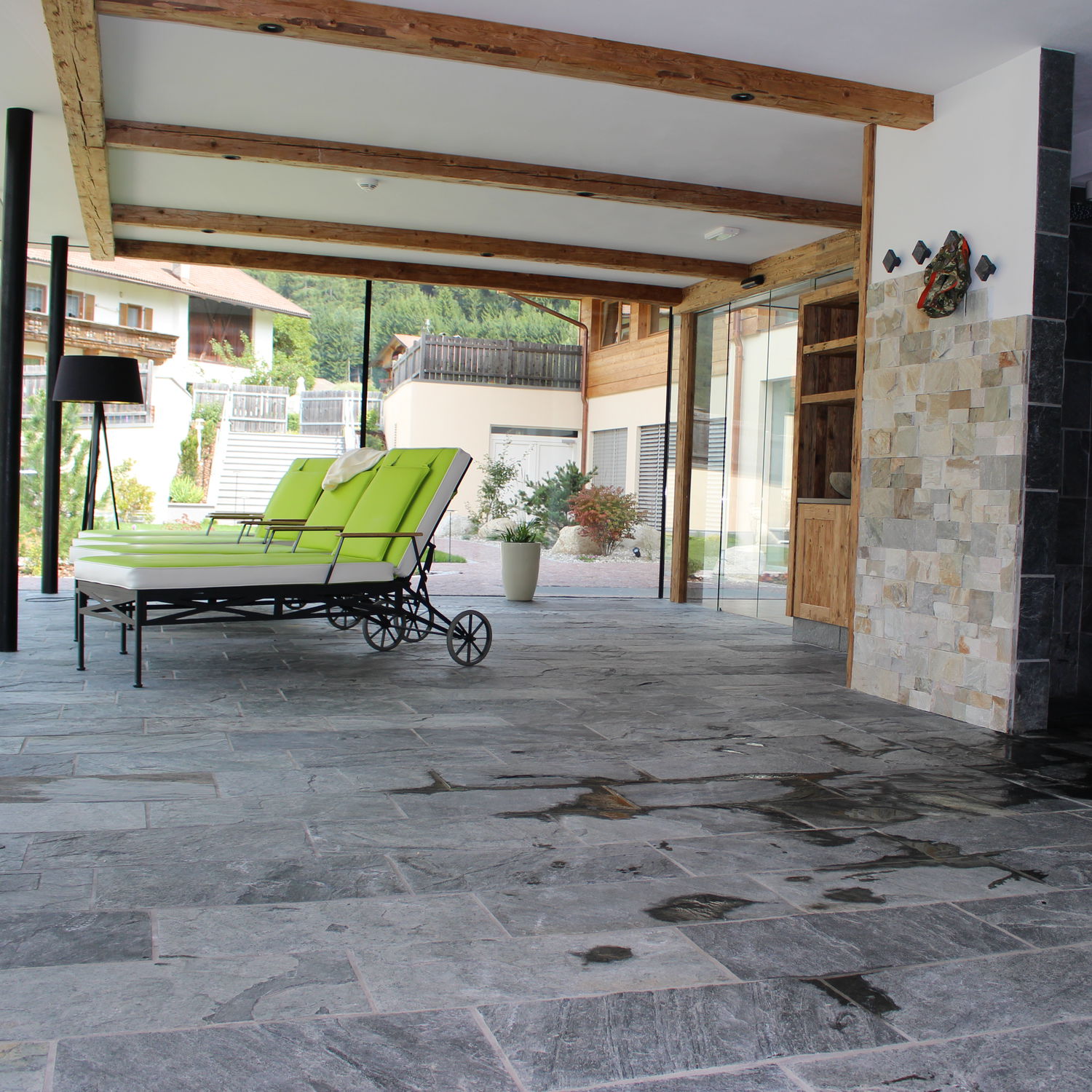 Quartzite tile - SILVER GREY - jaipur pietre - natural finish ...