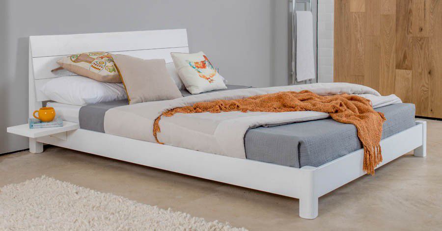 Double Bed Contemporary With Headboard With Integrated