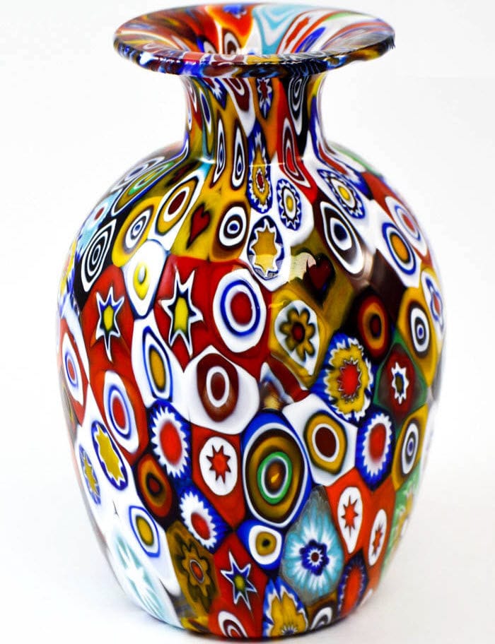 Contemporary Vase Murano Glass Mignon Made Murano Glass