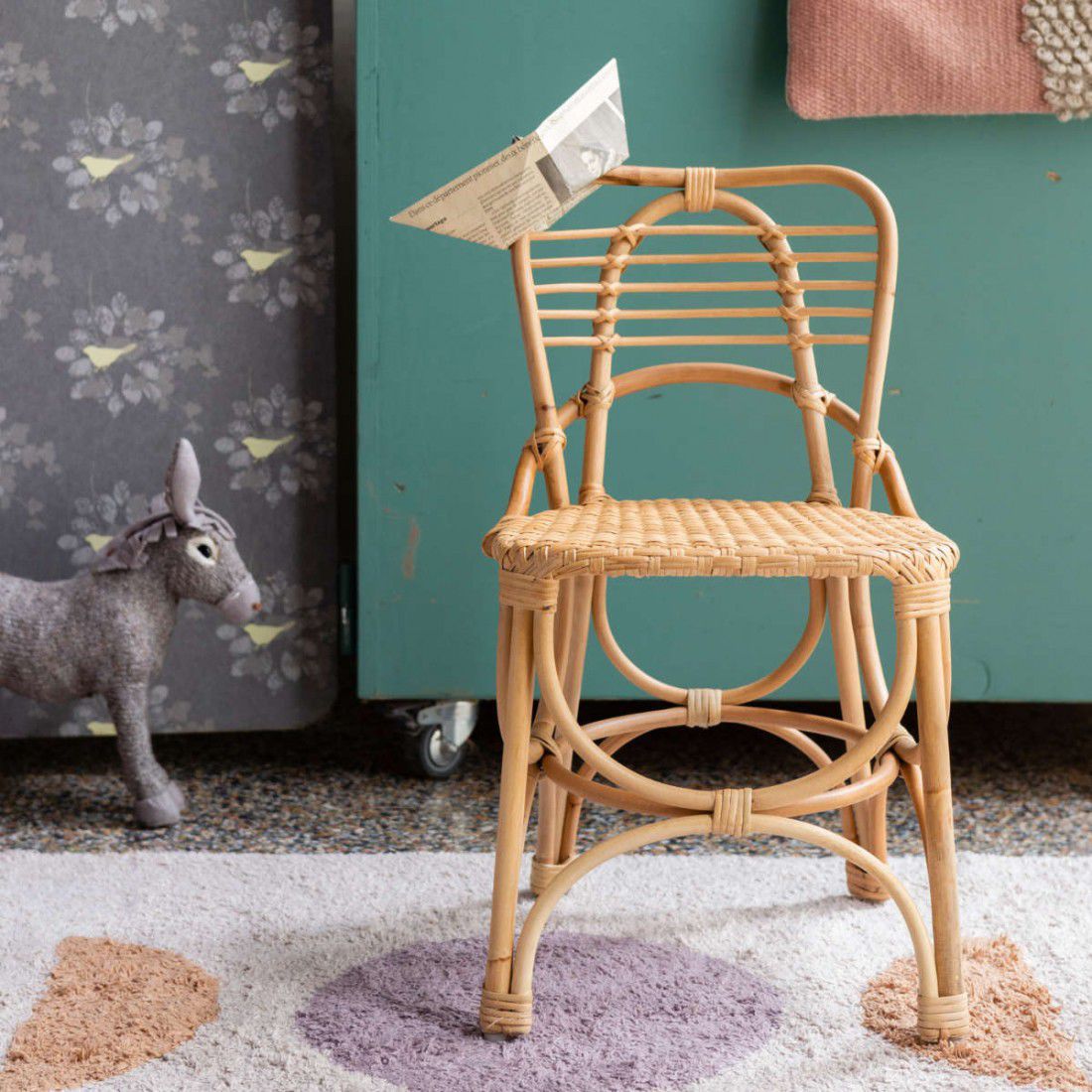 Child's chair - GINGKO - KOK Maison - contemporary / indoor / rattan