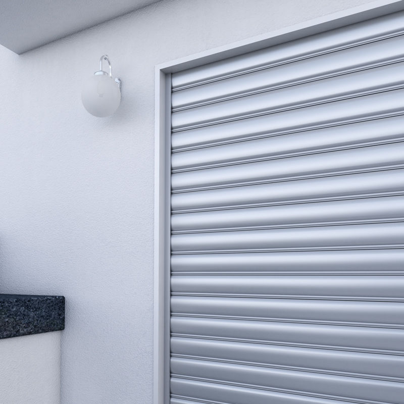 Roll Up Garage Door Aluminum Automatic Blockalum 60 Persax