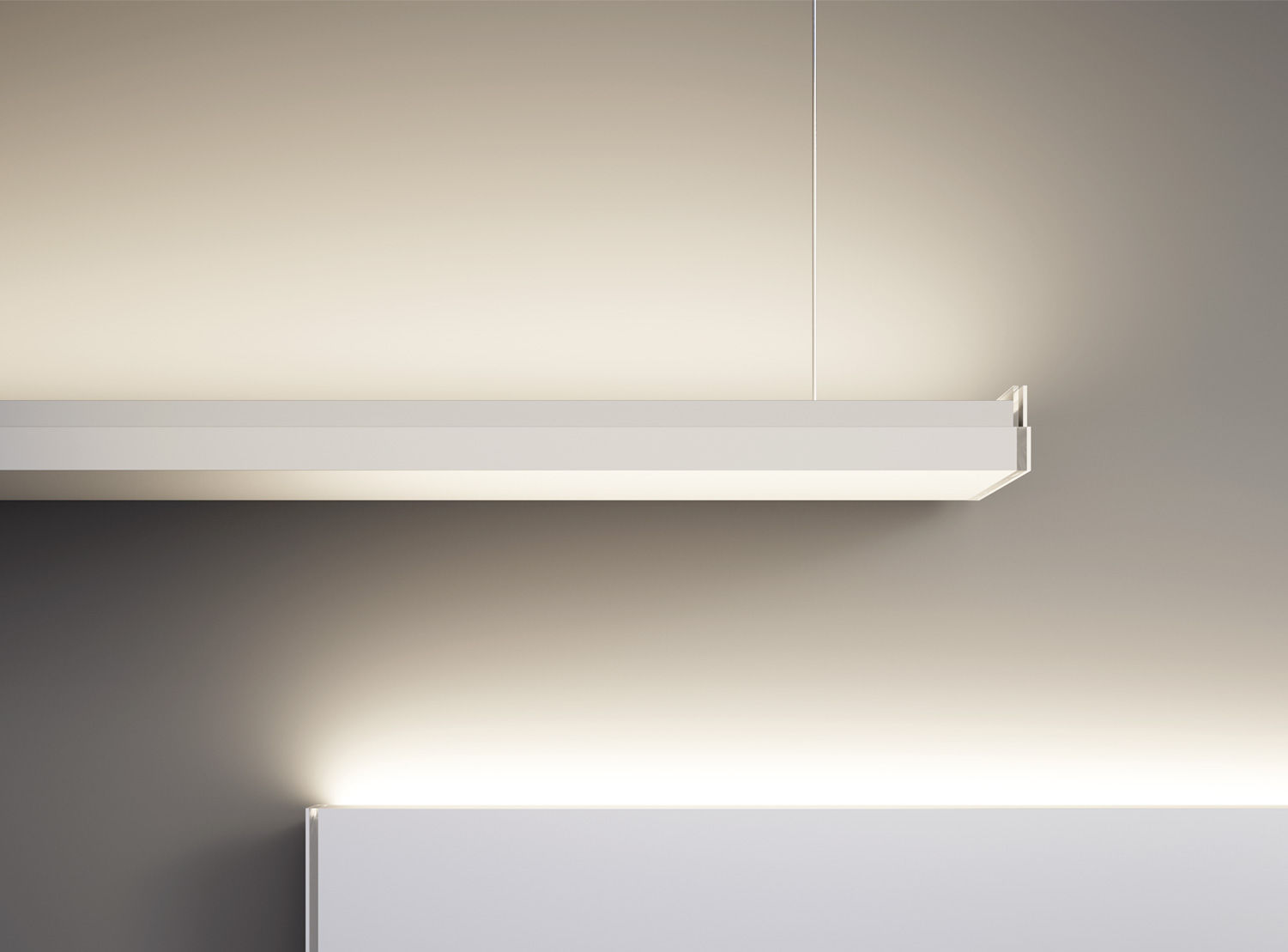 Hanging Light Fixture Surface Mounted Led Linear Strip