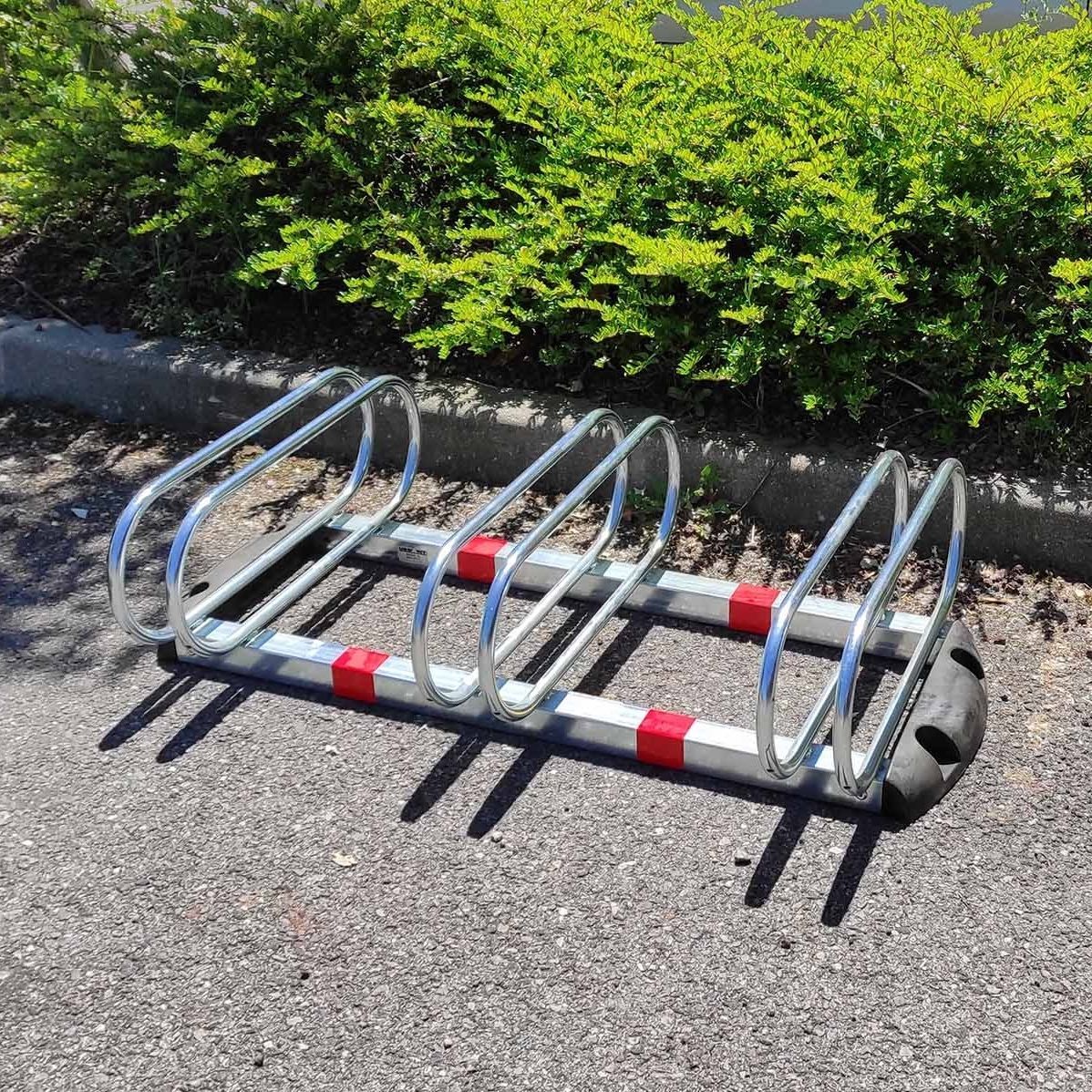 Floormounted bike rack UR MODULAND steel / horizontal / double