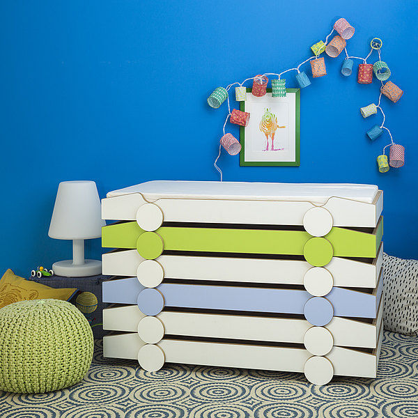 single bed in nursery