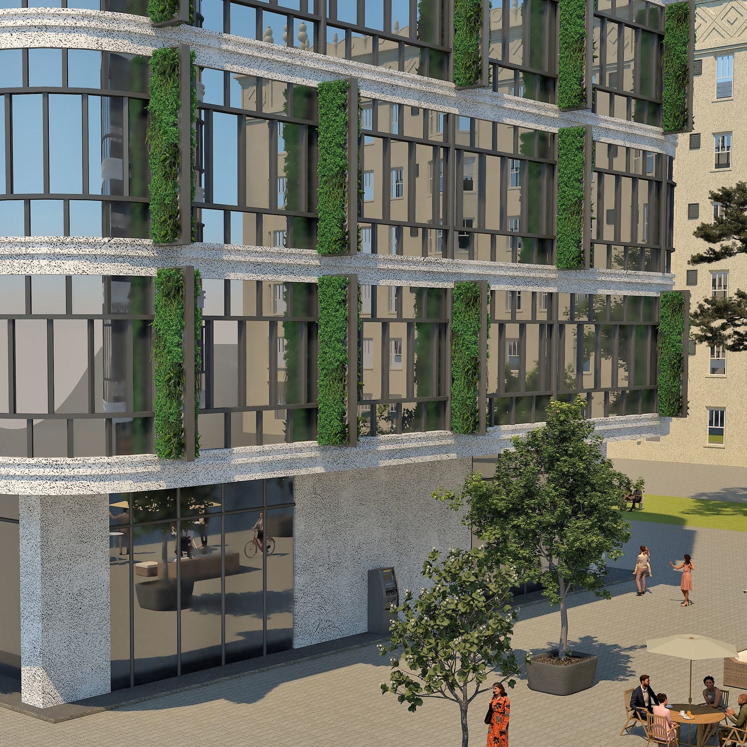 Preserved green wall SKY GARDEN Green Urban Life GmbH with live