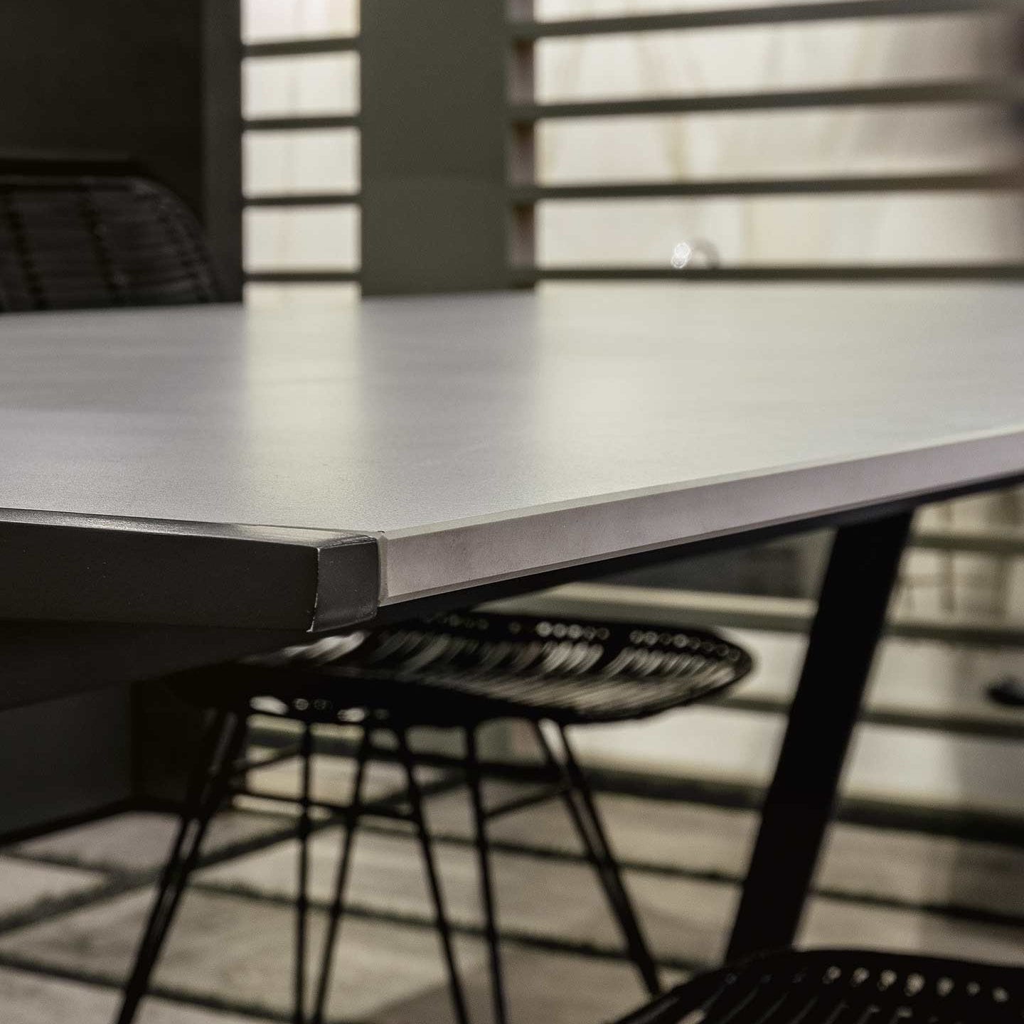 Porcelain stoneware table top Cement FLORIM stone stainproof