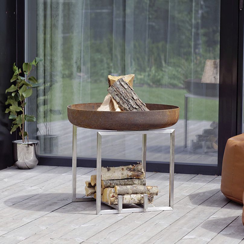 Wood Burning Fire Pit Stainless Steel Carbon Steel