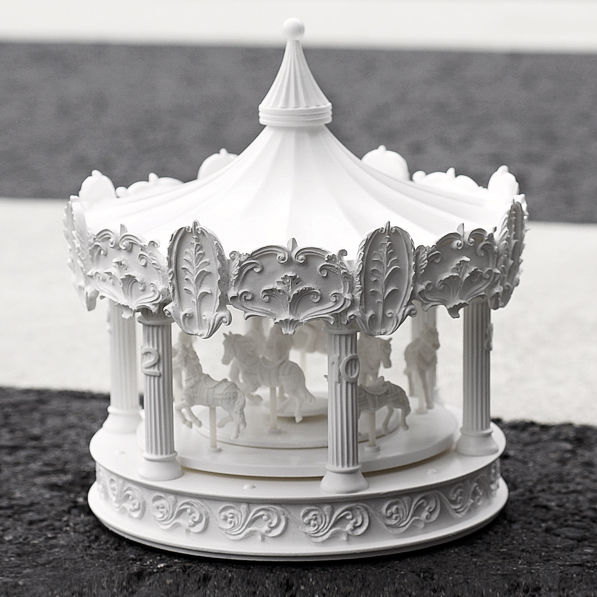 Original design clock - MERRY-GO-ROUND X CLOCK - Haoshi - table