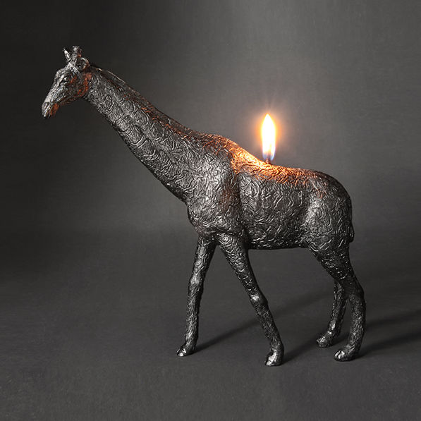 美パープルな燭台＋Candle of Giraffe Candle - GIRAFFE X CANDLE - Haoshi