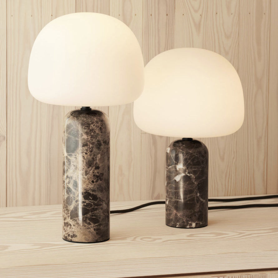Table lamp - KIN - Northern - glass / marble / opal